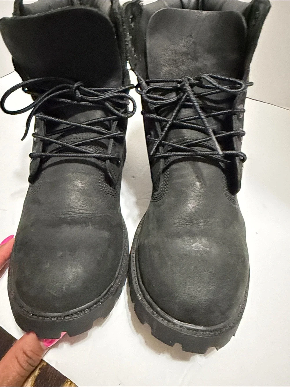 Timberland 6 Inch Black Waterproof Boots 6.5